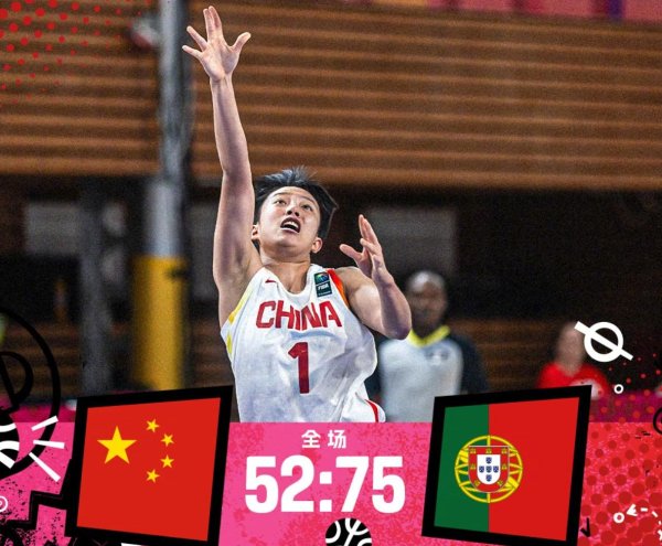 中联亿配 U19女篮世界杯：中国队52-75不敌葡萄牙，遭遇两连败